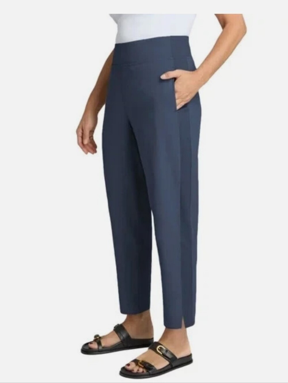 (Ew) Kirkland Signature Ladies Stretch Pull-On Ankle Pants